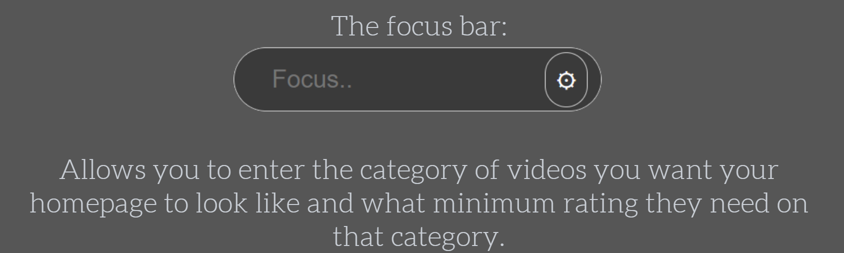 Boleite focus bar